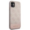 Guess GUHCN61G4GLPI iPhone 11 / Xr 6,1różowy/pink hard case 4G Stripe Collection